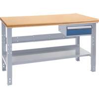 Industrial Duty Workbench, 72" W x 36" D x 34" H, 1000 lbs. Capacity Maritime Industrial Rubber