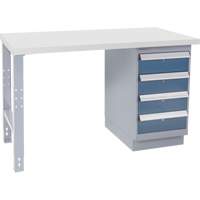 Industrial Duty Workbench, 30" W x 72" D x 34" H, 1000 lbs. Capacity Maritime Industrial Rubber
