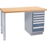 Industrial Duty Workbench, 36" W x 72" D x 34" H, 1000 lbs. Capacity Maritime Industrial Rubber