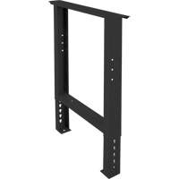 Pattes d'&eacute;tabli pour service industriel, Acier, 24" p x 34" h, Simple Maritime Industrial Rubber