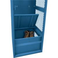 Casier pour &eacute;quipement, Acier, 24" la x 18" p x 72" h, Bleu fonc&eacute; Maritime Industrial Rubber