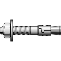 Power-Stud Wedge Anchors, Carbon Steel, 3/8" x 2-1/4" Maritime Industrial Rubber