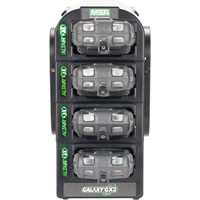 Chargeur &agrave; appareils multiples Galaxy GX2 pour Altair 5X, Compatible avec D&eacute;tecteur de gaz de la famille MSA Altair Maritime Industrial Rubber