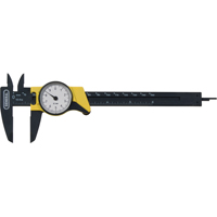 Compas m&eacute;trique &agrave; cadran, R&eacute;solution de 0,001 mm, 150 mm gamme de mesure Maritime Industrial Rubber