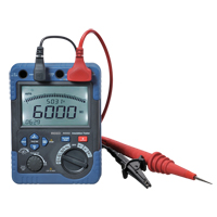 Insulation Resistance Tester with Calibration Certificate, Digital Maritime Industrial Rubber
