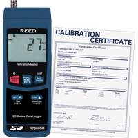 Vibrom&egrave;tre &agrave; enregistrement de donn&eacute;es avec certificat de calibration, 10% - 85% HR, 32°- 122° F ( 0° - 50° C ) Maritime Industrial Rubber
