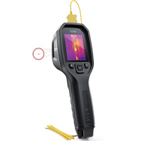 Cam&eacute;ra d'imagerie thermique IR 24:1 avec laser Bullseye et thermocouple de type K, 160 x 120 pixels, -10° - 45°C (14° - 113°F), 70 mK Maritime Industrial Rubber