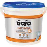 Serviettes nettoyantes Fast Wipes, 130 lingettes, 10" x 9" Maritime Industrial Rubber