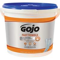 Serviettes nettoyantes Fast Wipes, 225 lingettes, 10" x 9" Maritime Industrial Rubber