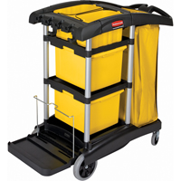 Microfibre Janitor Carts Maritime Industrial Rubber