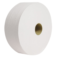 Pro Perform Toilet Paper, Jumbo Roll, 2 Ply, 1400' Length, White Maritime Industrial Rubber
