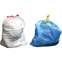 Sacs &agrave; d&eacute;chets Sure-Tie, Fort, 33" la x 38" lo, 0,9 mils, Transparent, Capacit&eacute; 121,13 L (32 gal.) Maritime Industrial Rubber