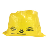 Sure-Guard Bio-Medical Waste Liners, Bio-Hazard, 29" L x 21-1/2" W, 2 mil Maritime Industrial Rubber