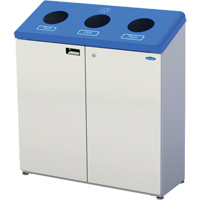 Stations de recyclage autonomes, Vrac, Acier, 53,1 gal. US Maritime Industrial Rubber