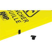 Safety Wet Floor Sign, Bilingual with Pictogram Maritime Industrial Rubber
