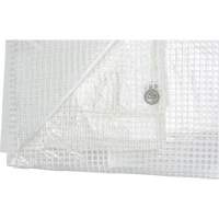 B&acirc;ches transparentes, 12' x 10' x 8 mils Maritime Industrial Rubber