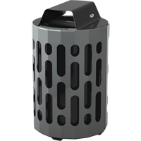2020 Stingray Waste Receptacles, Metal, 42 US gal. Maritime Industrial Rubber
