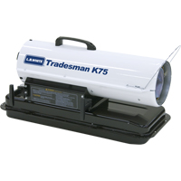 Tradesman&reg; Forced Air Heater, Fan, Kerosene, 75,000 BTU/H Maritime Industrial Rubber