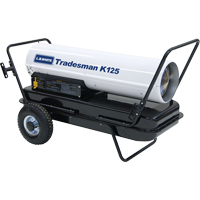 Tradesman&reg; Forced Air Heater, Fan, Kerosene, 125,000 BTU/H Maritime Industrial Rubber