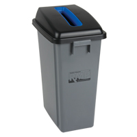 Waste Classification - Lid, Open Lid, Plastic, Fits Container Size: 17-1/4" x 12-1/2" Maritime Industrial Rubber
