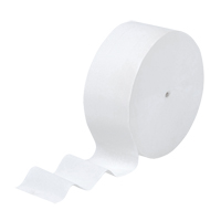Papier hygi&eacute;nique JRT junior Scott, Rouleau Sans rouleau central, 1 Pli, Longueur 2300', Blanc Maritime Industrial Rubber