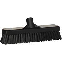 Balai-brosse pour planchers et mur, Crins Ferme, 12", Polyester, Noir Maritime Industrial Rubber