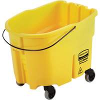 Seau pour vadrouille Wavebrake, Capacit&eacute; de 8.75 gal. US (35 pintes), Jaune Maritime Industrial Rubber