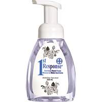 1st Response&reg; Sanitary Hand Foam, Liquid, 250 ml, Pump Bottle, Unscented Maritime Industrial Rubber