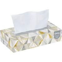 Papier-mouchoir Kleenex - &eacute;tui pratique, 2 pli, 7,8" lo x 8,3" la, 125 feuilles/boîte Maritime Industrial Rubber
