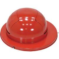 Drum Waste Disposal Top, Dome Lid, Metal, Fits Container Size: 23-1/2" Dia. Maritime Industrial Rubber