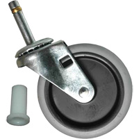 Replacement Stem Caster for Rubbermaid Cart Maritime Industrial Rubber