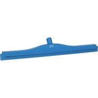 Raclette double ultra hygi&eacute;nique, 24", Bleu Maritime Industrial Rubber