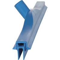 Raclette double ultra hygi&eacute;nique, 24", Bleu Maritime Industrial Rubber