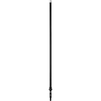 Deck Scrub Handle, Brush/Pad Holder, Black, Telescopic, 62"-113" L Maritime Industrial Rubber
