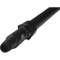 Deck Scrub Handle, Brush/Pad Holder, Black, Telescopic, 62"-113" L Maritime Industrial Rubber