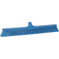 Balai-brosse &agrave; soies combin&eacute;es, Crins Cors&eacute;/Fin, 24", Polyester, Bleu Maritime Industrial Rubber