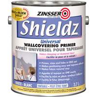 Shieldz&reg; Universal Wall Covering Primer, 3.7 L, Gallon, Tintable White Maritime Industrial Rubber