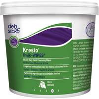 Serviettes Kresto Kwik-Wipes, 130 lingettes, 12" x 10" Maritime Industrial Rubber