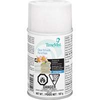 TimeMist&reg; Industrial Strength Air Freshener, Clean & Fresh, Aerosol Can/Cartridge Maritime Industrial Rubber
