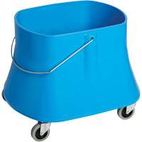 Seau pour vadrouille Champ, Capacit&eacute; de 10 gal. US (40 pintes), Bleu Maritime Industrial Rubber