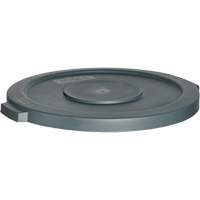 Waste Container Lid, Flat Lid, Plastic, Fits Container Size: 24" Dia. Maritime Industrial Rubber