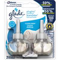 Glade&reg; PlugIns&reg; Scented Oil Refills, Clean Linen&reg;, Cartridge Maritime Industrial Rubber
