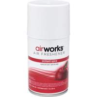 AirWorks&reg; Metered Air Fresheners, Orchard Spice, Aerosol Can Maritime Industrial Rubber