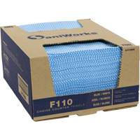 Chiffons de choix pour comptoir SaniWorks, Bleu/Blanc Maritime Industrial Rubber