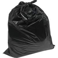 Industrial Garbage Bags, Utility, 24" W x 22" L, 0.64 mils, Black, 26 L (7 Gal.) Capacity Maritime Industrial Rubber