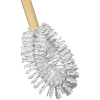 Brosse &agrave; cuvettes HD &agrave; broche torsad&eacute;e, 20" l, Soies Polypropyl&egrave;ne, Jaune Maritime Industrial Rubber