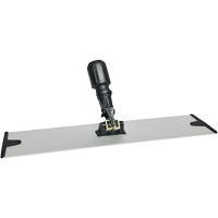 Microfiber Hook & Loop Dust Mop Frame, 18", Aluminum Maritime Industrial Rubber