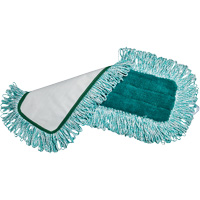 Dry Pad with Fringe, Hook and Loop Style, Microfibre/Polyester, 24" L x 5-3/4" W Maritime Industrial Rubber