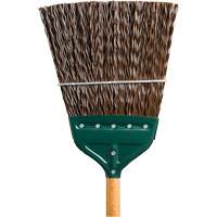 Track & Switch Broom, Wood Handle, Polypropylene Bristles, 52" L Maritime Industrial Rubber