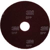 Tampon haute performance, 17", D&eacute;capant, Marron Maritime Industrial Rubber